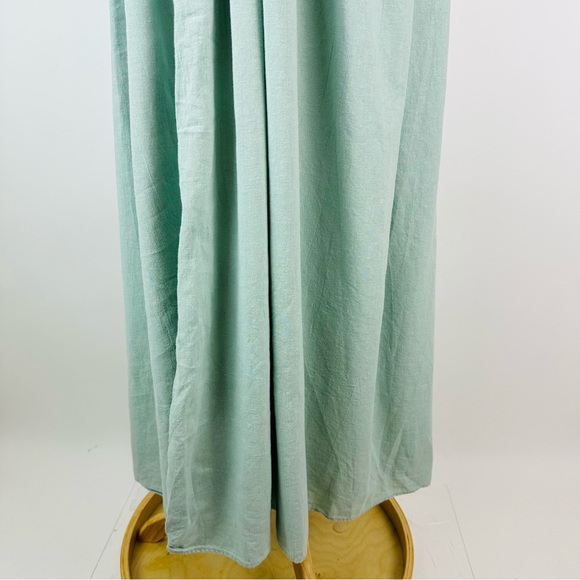 Esby Vivienne Dress Seafoam Hemp and Organic Cotton Maxi Dress Size Small - Picture 6 of 12